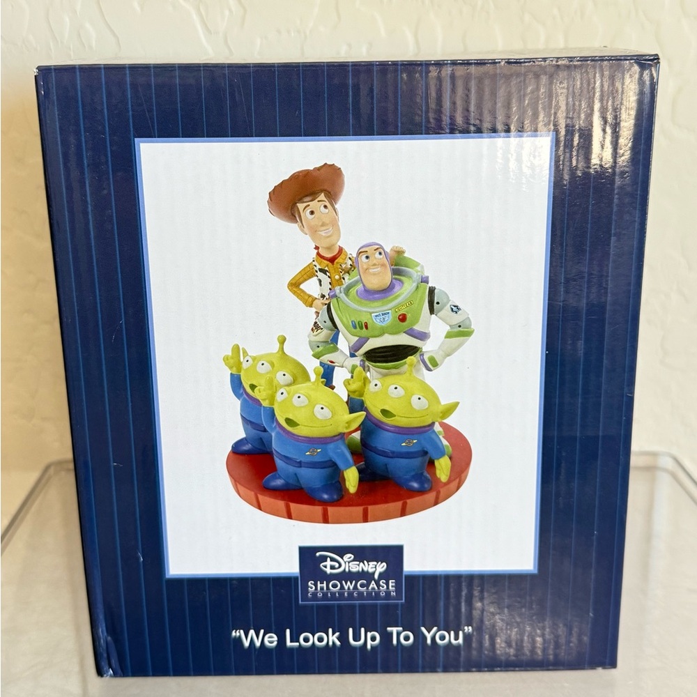 Precious Moments Disney We Look Up To You Toy Story Woody Buzz & Martians 191701 - Picture 14 of 16